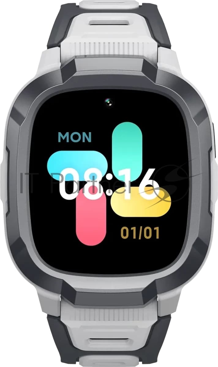 Детские умные часы Mibro Kids P6, 1.4" TFT, 4G, Bluetooth, USB Type-C, IPX7/WR20, серый