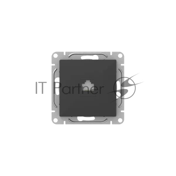 Механизм розетки RJ45 (cat5) EKF UP1-SOB-RJ45-5 черный Эпика