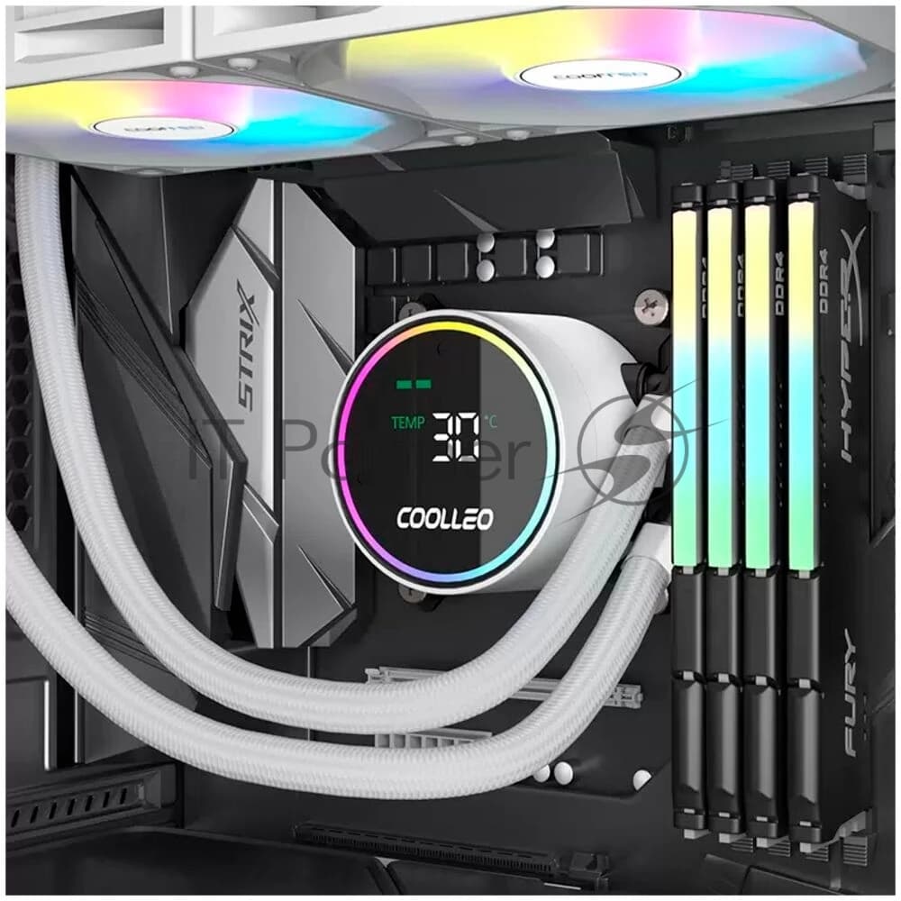 Система жидкостного охлаждения Coolleo ICE Fairy DIG 240 LITE WH (DIG-240-LITE-WH)