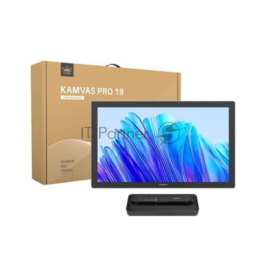 Графический монитор Huion Kamvas Pro 19, 18.4", 3840x2160, 16384 уровней, USB Type-C