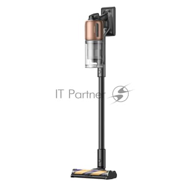 Пылесос вертикальный Dreame Cordless Vacuum Cleaner Z20AquaCycle Station черный/золотистый, питание от аккумулятора, 250 Вт, уборка влажная/сухая, пылесборник 0.6 л