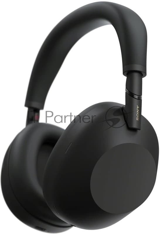 Беспроводные/проводные наушники Sony WH-1000XM6 черный, полноразмерные, Bluetooth + проводной, адаптивное активное шумоподавление, до 40 ч