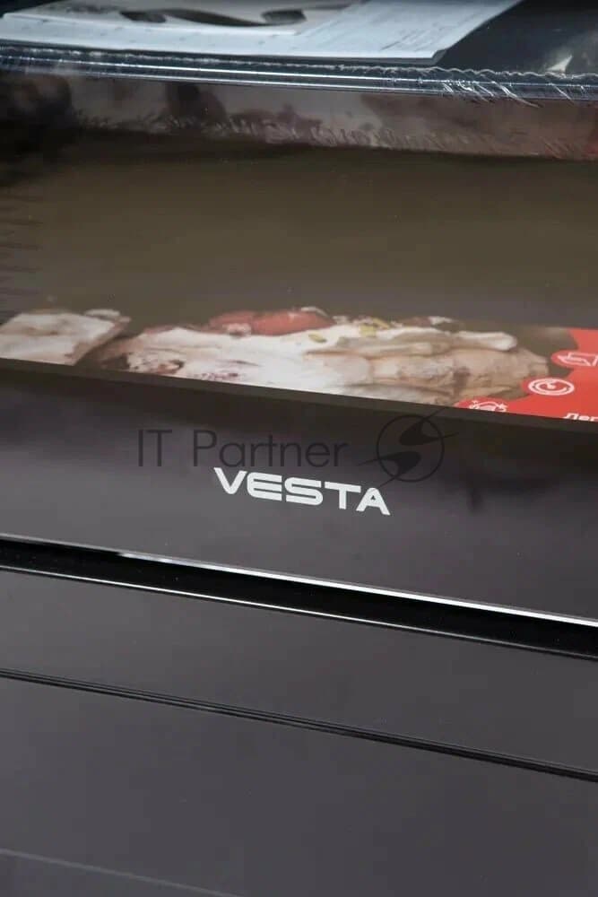 Плита комбинированная VESTA Valencia VGE 50 10-E черный, конфорок 4 газовых, духовка 52 л, 50 см x 85 см x 57 см