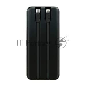 Портативный аккумулятор More choice (4620202550590) PB55-10 с кабелем 1USB 3.0A 22.5W PD - 10000mAh черный