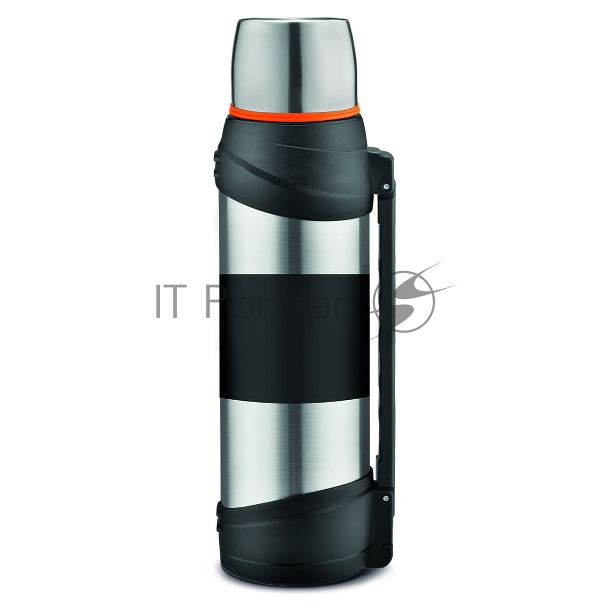 Термос Lara LR04-63 2,4 л нержавеющая сталь, пищевой нейлон, пластмасса, силикон