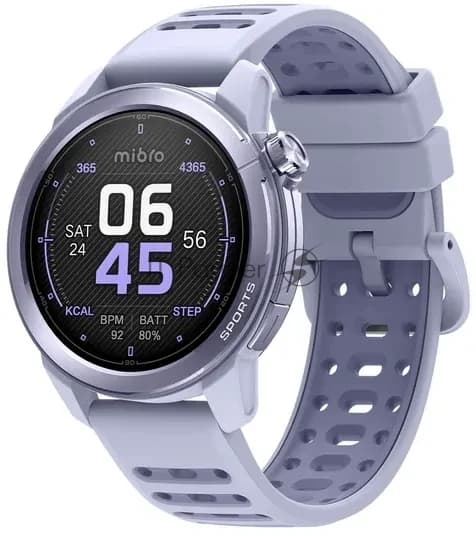 Умные часы Mibro GS Active2, 1.32" AMOLED, Bluetooth, NFC, WR50, фиолетовый