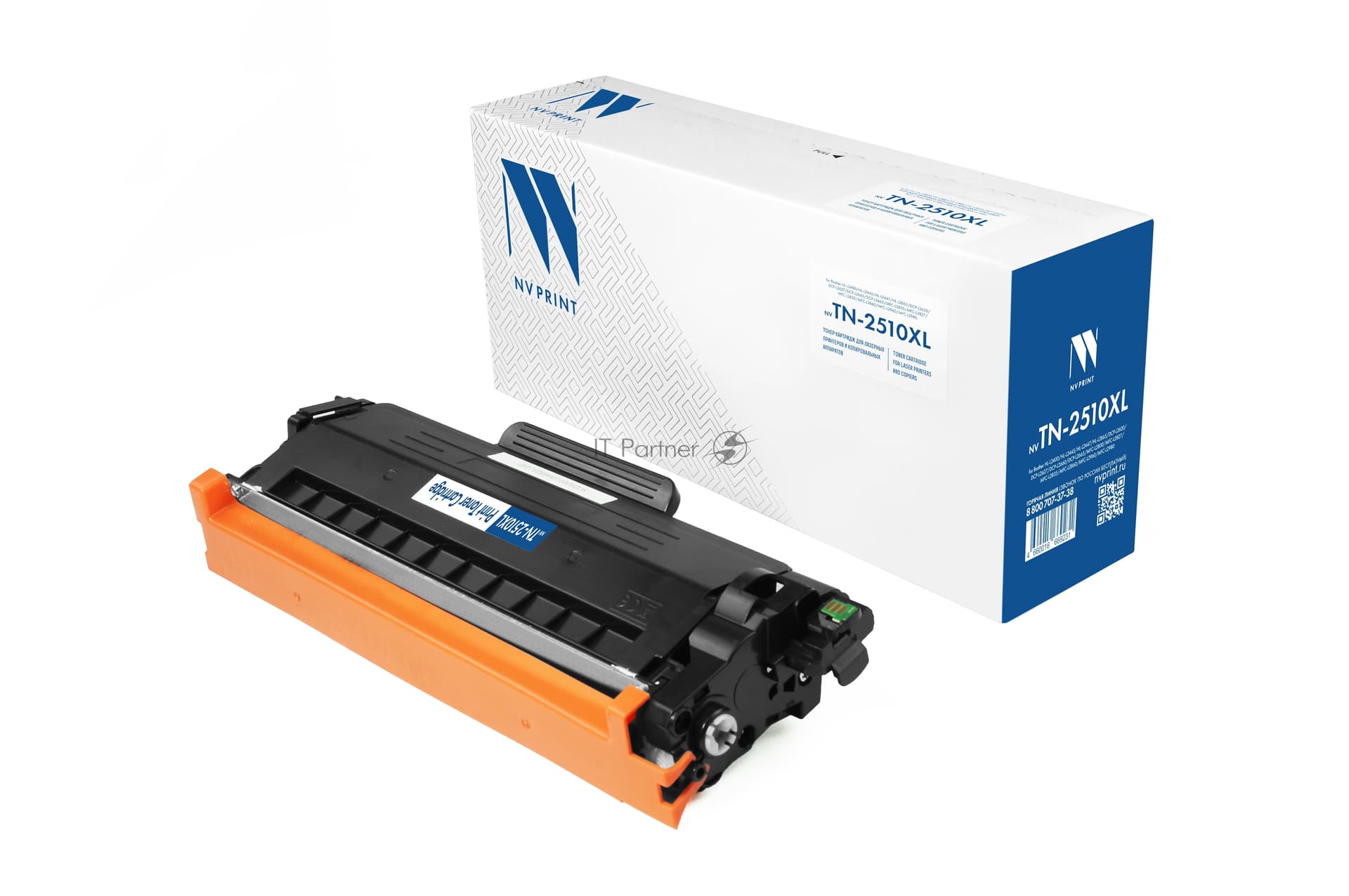-/ Картридж NVP NV-TN-2510XL для Brother HL-L2400/HL-L2445/HL-L2447/HL-L2865/DCP-L2620/DCP-L2627/DCP-L2660/DCP-L2665/MFC-L2800/MFC-L2827/MFC-L2835/MFC-L2860/MFC-L2960/MFC-L2980 (3000k)