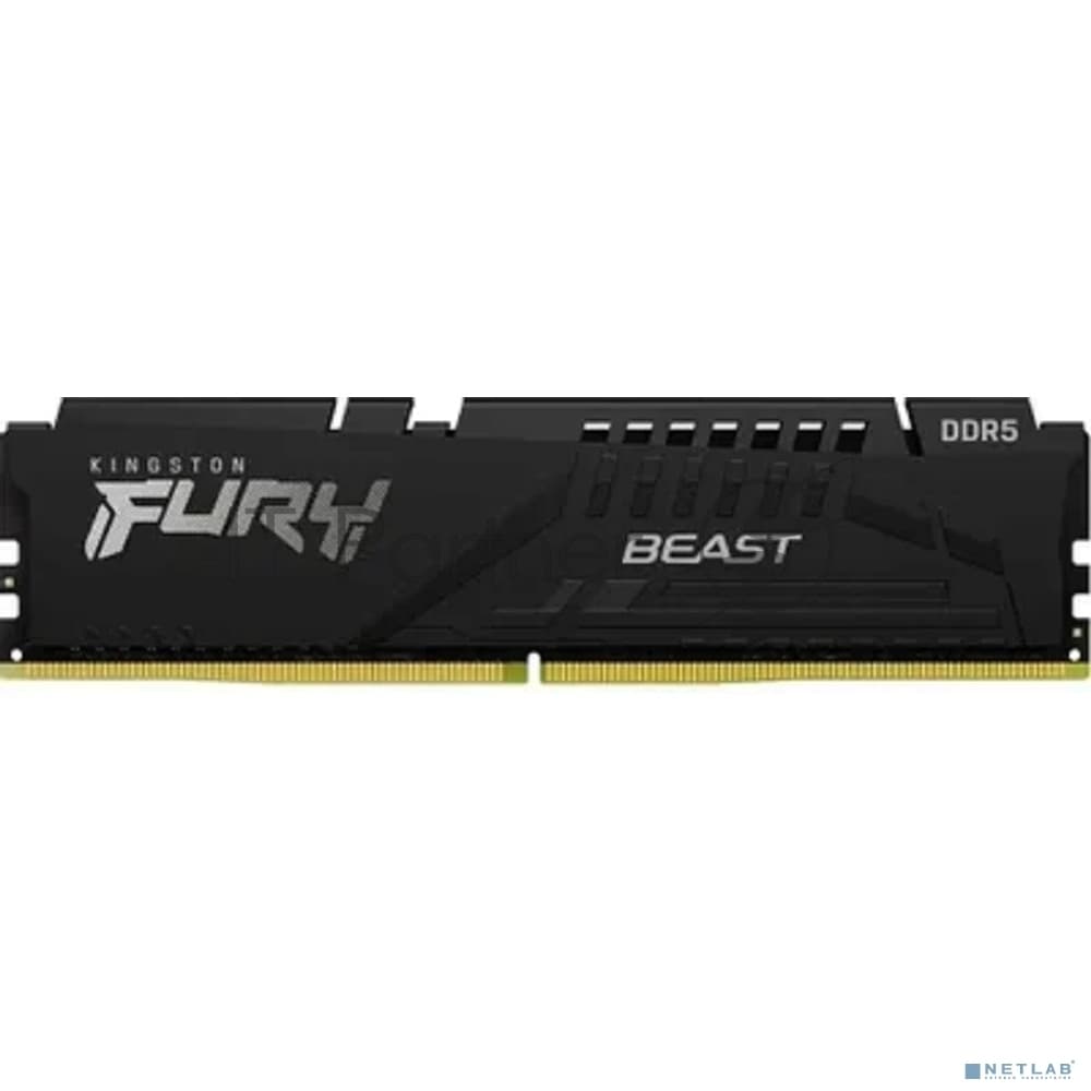 Память оперативная/ Kingston 32GB 6000MT/s DDR5 CL36 DIMM FURY Beast Black