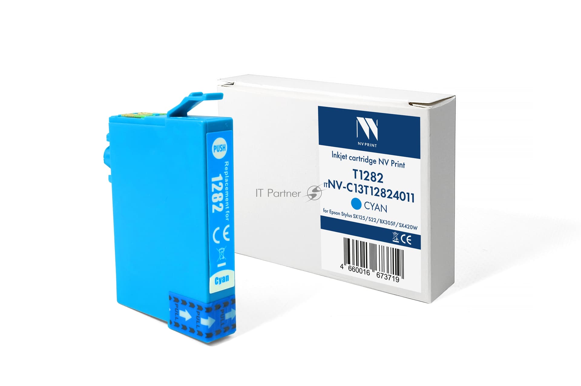 Картридж NV Print C13T12824011 Cyan