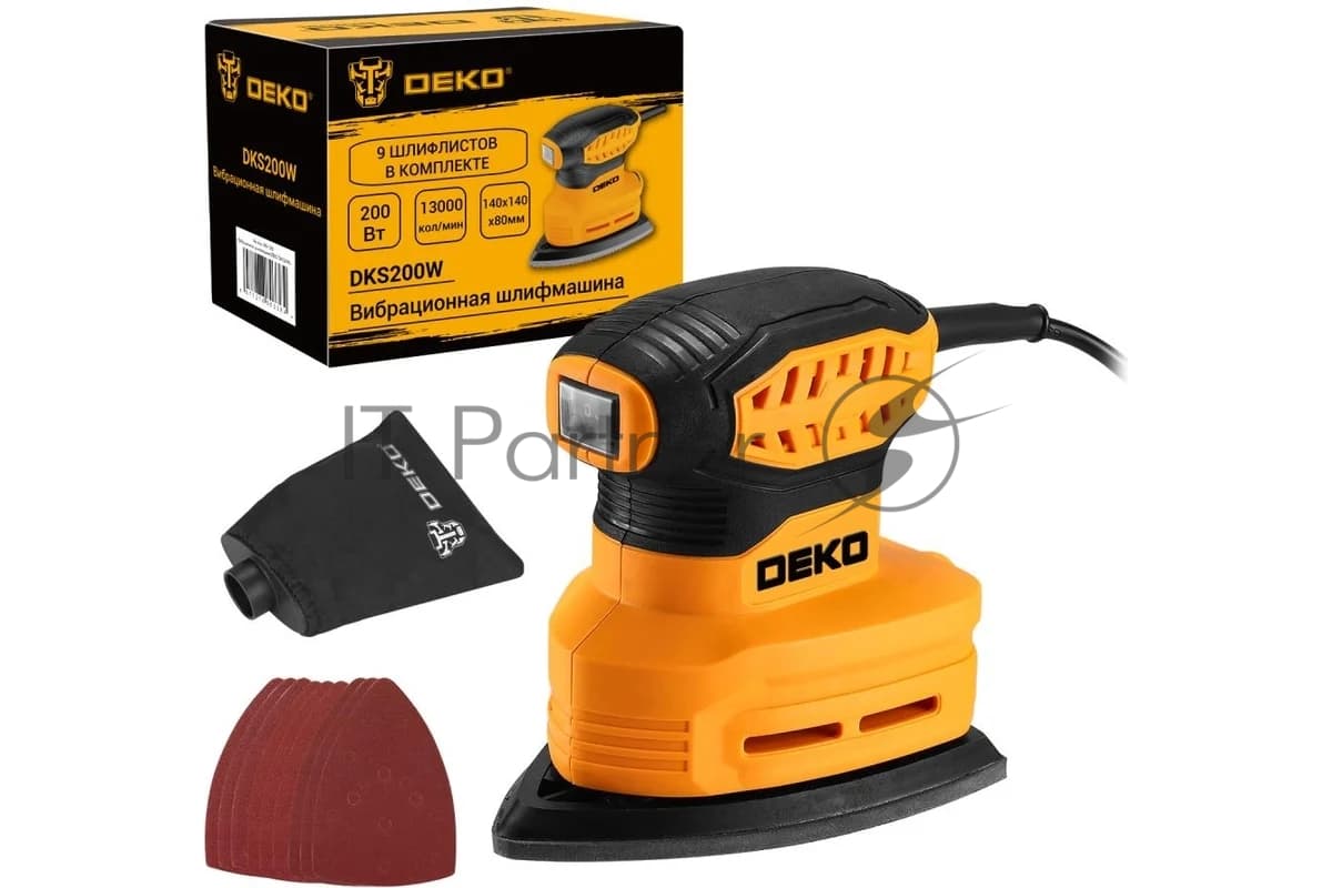Вибрационная шлифовальная машина DEKO DKS200W 083-1200
