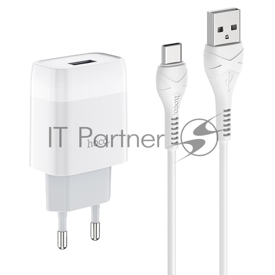 Сетевое зарядное устройство HOCO (6931474713018) для Type-C C72Aa White