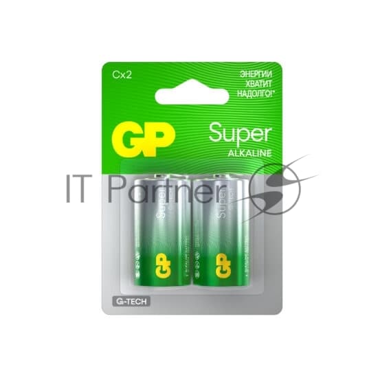 Батарейка GP Super G-Tech (C, 2 шт.)