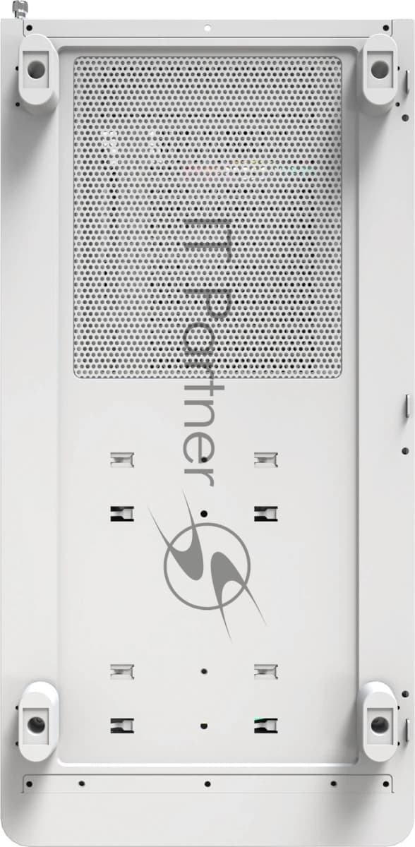 Корпус Montech XR Wood белый без БП ATX 3x120mm 2xUSB3.0 audio bott PSU