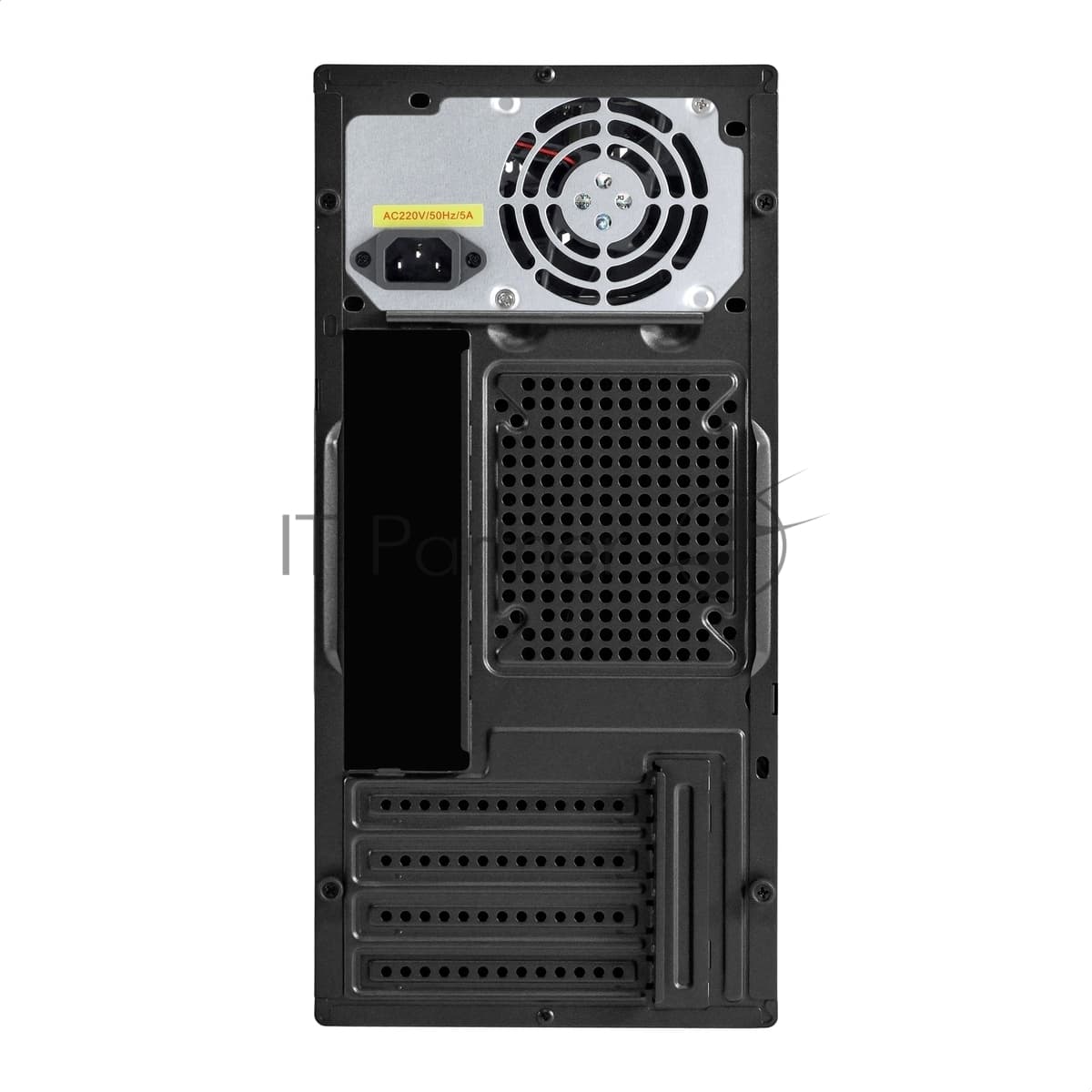 Компьютерный корпус Minitower ExeGate BAA-308MU2-UNS400 (mATX, БП UNS400 с вент. 12см, 1хUSB+2хUSB 3.0, HD Audio, черный)