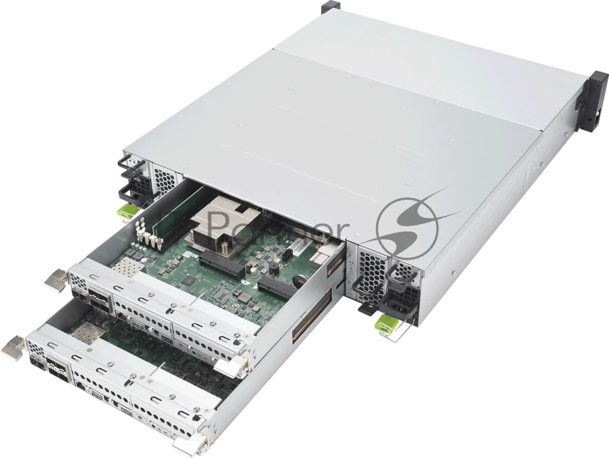 Серверная платформа ASUS VS320D-RS12-D1712154Z, 2U, Intel Xeon 64-bit 4-core, 4x DDR4 ECC DIMM, 12 x 2.5" SATA/SAS hsb, 1x 1GbE RJ45 LAN Port, 2x 12Gb/s SAS Wide Port, 1+1 850W