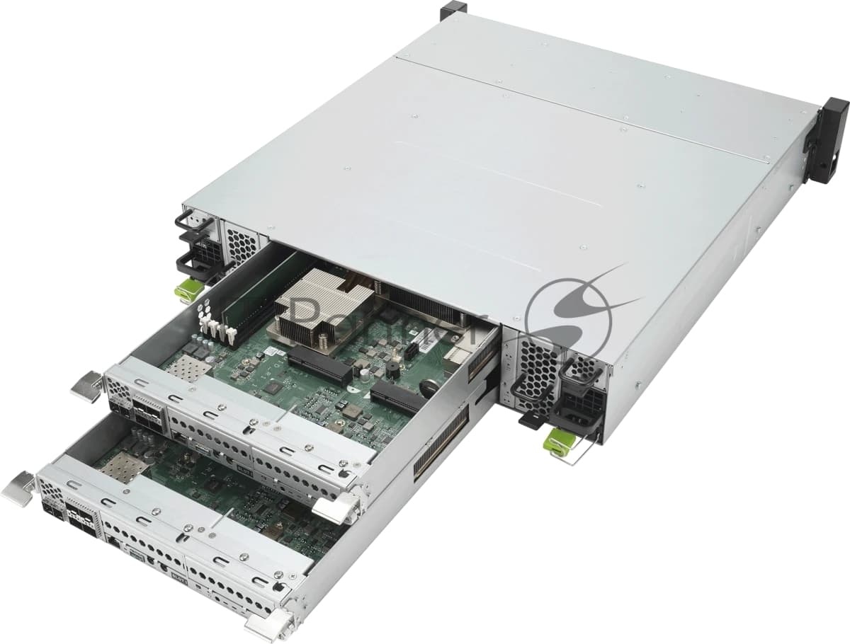 Серверная платформа ASUS VS320D-RS26-D1712106Z, 2U, Intel Xeon 64-bit 4-core, 4x DDR4 ECC DIMM, 26 x 2.5" SATA/SAS hsb, 1x 1GbE RJ45 LAN Port, 2x 12Gb/s SAS Wide Port, 1+1 850W