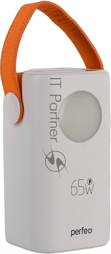 Портативный аккумулятор PERFEO (PF_E1635) MOON 65W 40000 mAh/LED дисплей, белый