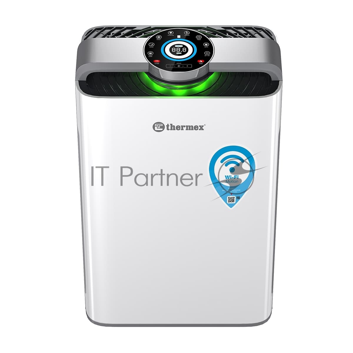 Очиститель воздуха THERMEX Vivern 500 Wi-Fi белый, 58 м², HEPA-фильтр, угольный фильтр, УФ-лампа, управление со смартфона