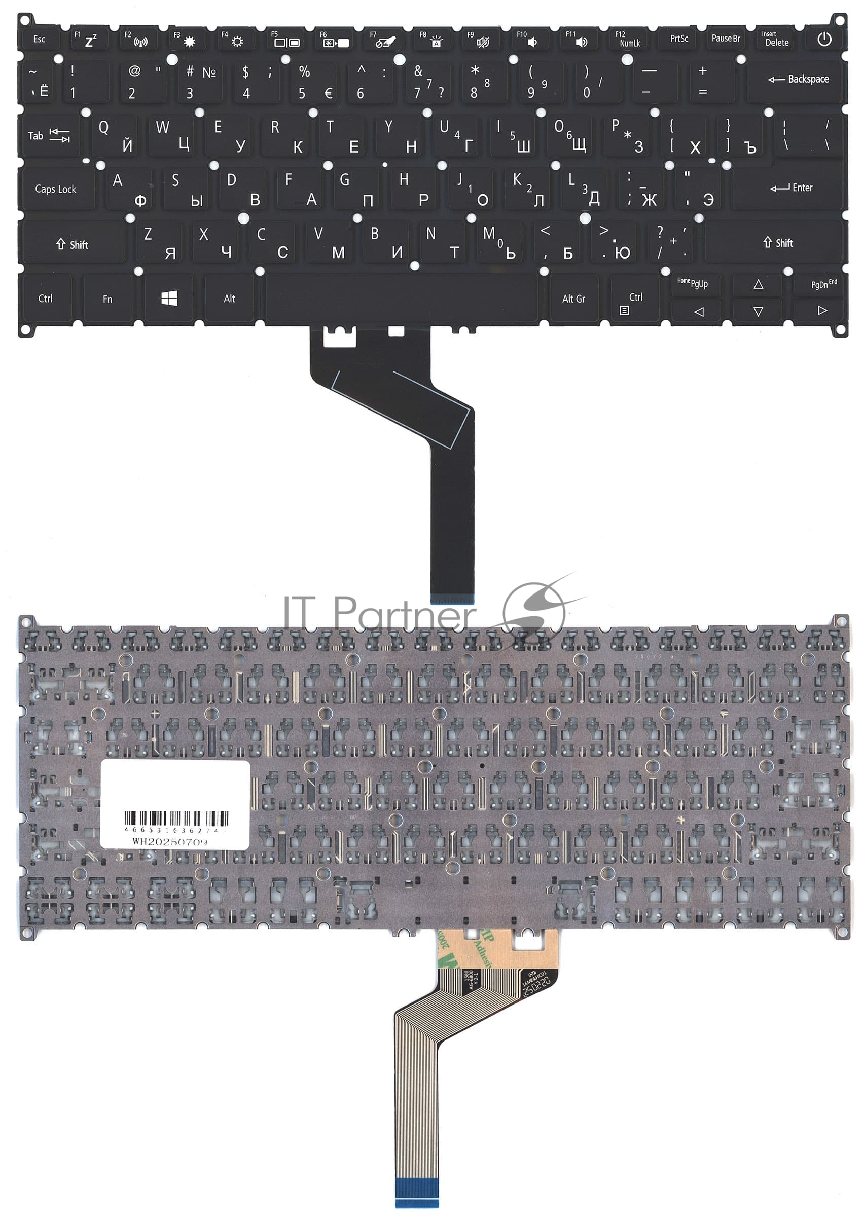 Клавиатура для ноутбука Acer Swift 3 SF314-58 SF314-59 черная