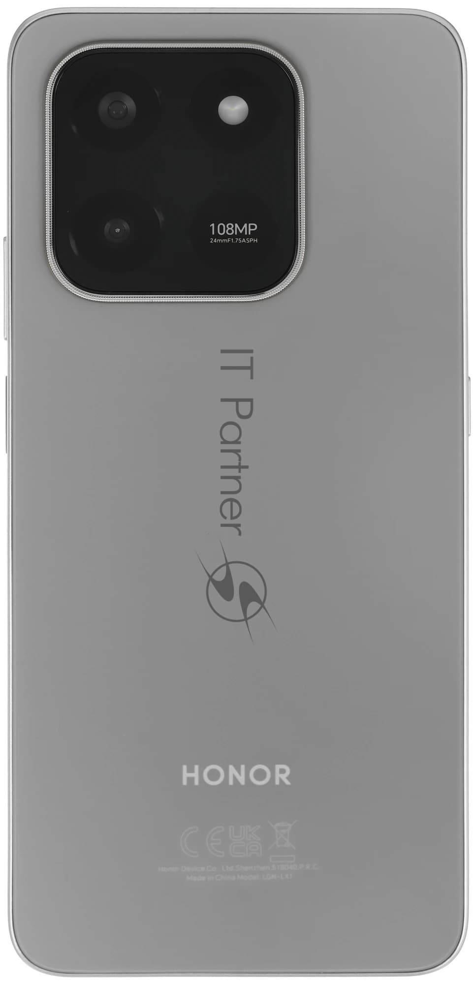 Смартфон HONOR X7d 6+128Gb серебряный (5109BXJR)