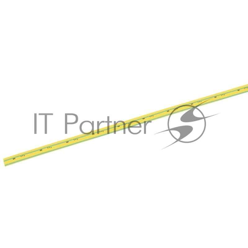 Трубка термоусаживаемая IEK ТТУ 1/0.5 желто-зеленая (1м)