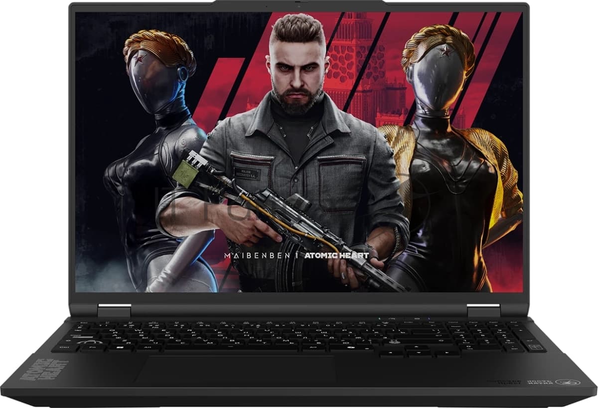 Ноутбук Maibenben X16B-R98956 16" QHD IPS 180Hz, AMD R9-8940HX, 16Gb, 1Tb SSD, NVidia RTX5060 8Gb, Win11 Home, черный (к