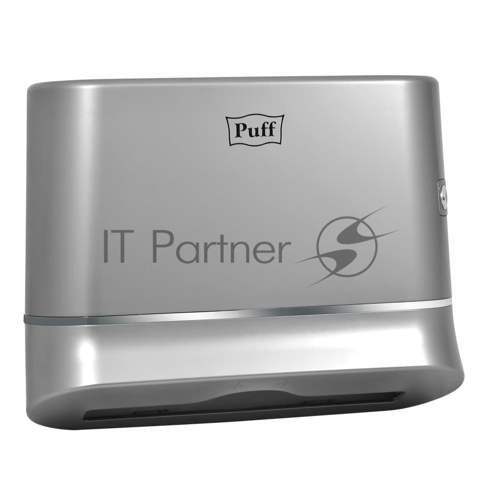 Диспенсер бумажных полотенец Puff 5135S, хром, с замком, ABS-пластик