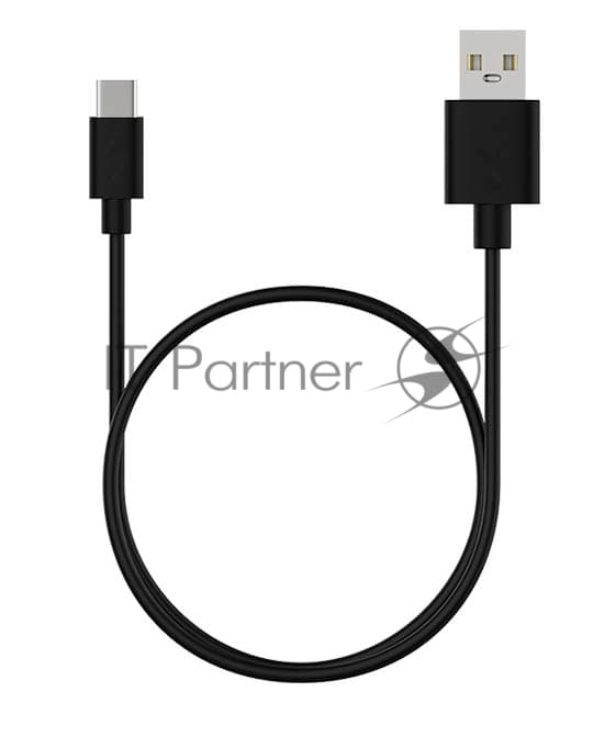 Автомобильное зарядное устройство Maxvi CCM-PS242 Plus T 2хUSB 2.4А + кабель Type-C 1м, черный