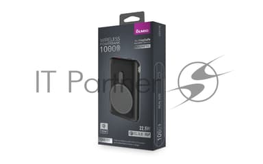 Портативный аккумулятор OLMIO QM-11, 10000mAh, 22.5W QuickCharge3.0/PowerDelivery, 15W wireless, серый