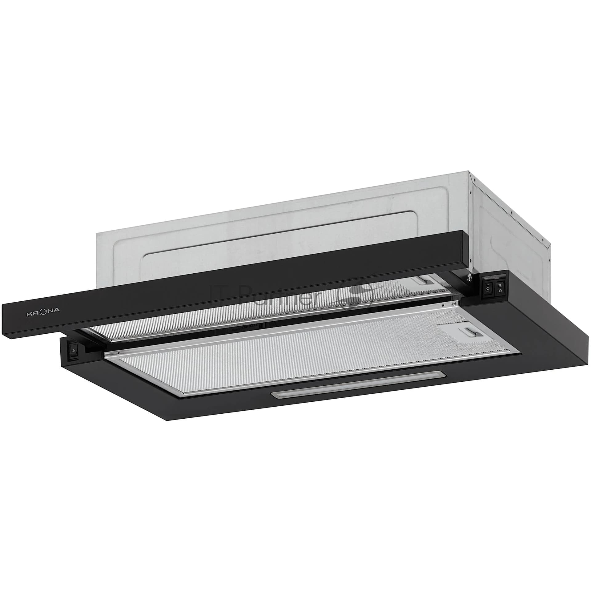 Вытяжка встраиваемая Krona KERRY 600 BLACK PB V2