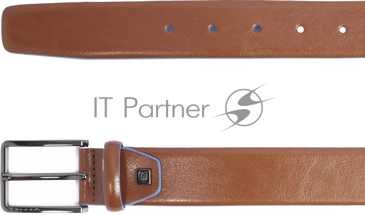 Ремень мужской Piquadro Blue Square CU5258B2/M 125х3.5 см каштановый натур.кожа