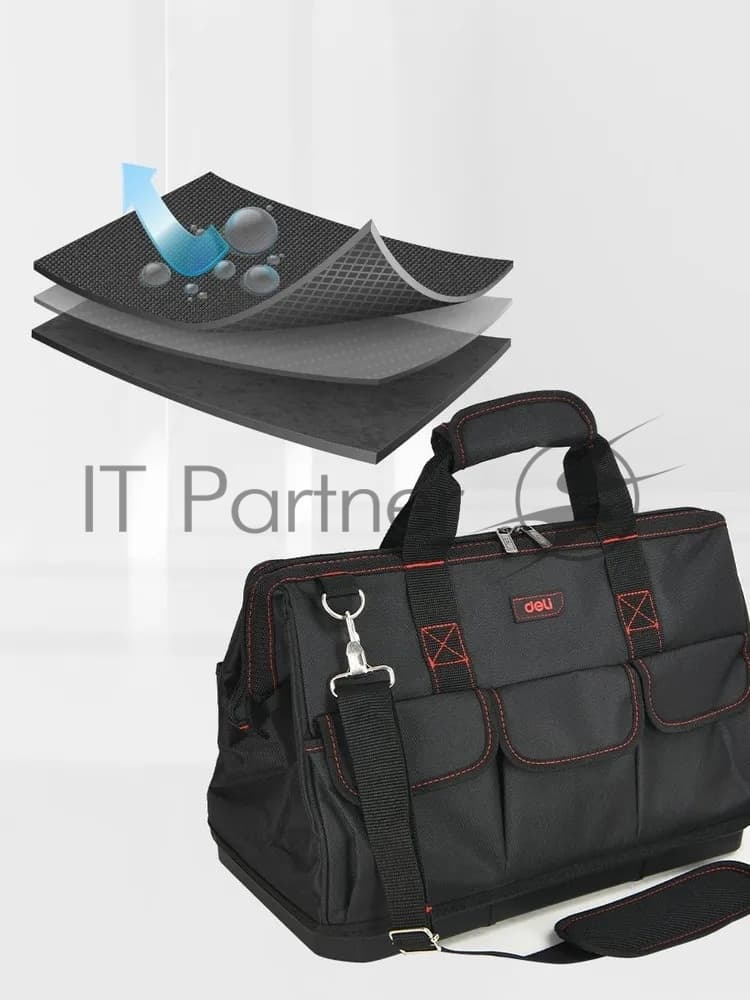 Сумка для инструментов Deli DL430901 "Black Edition"