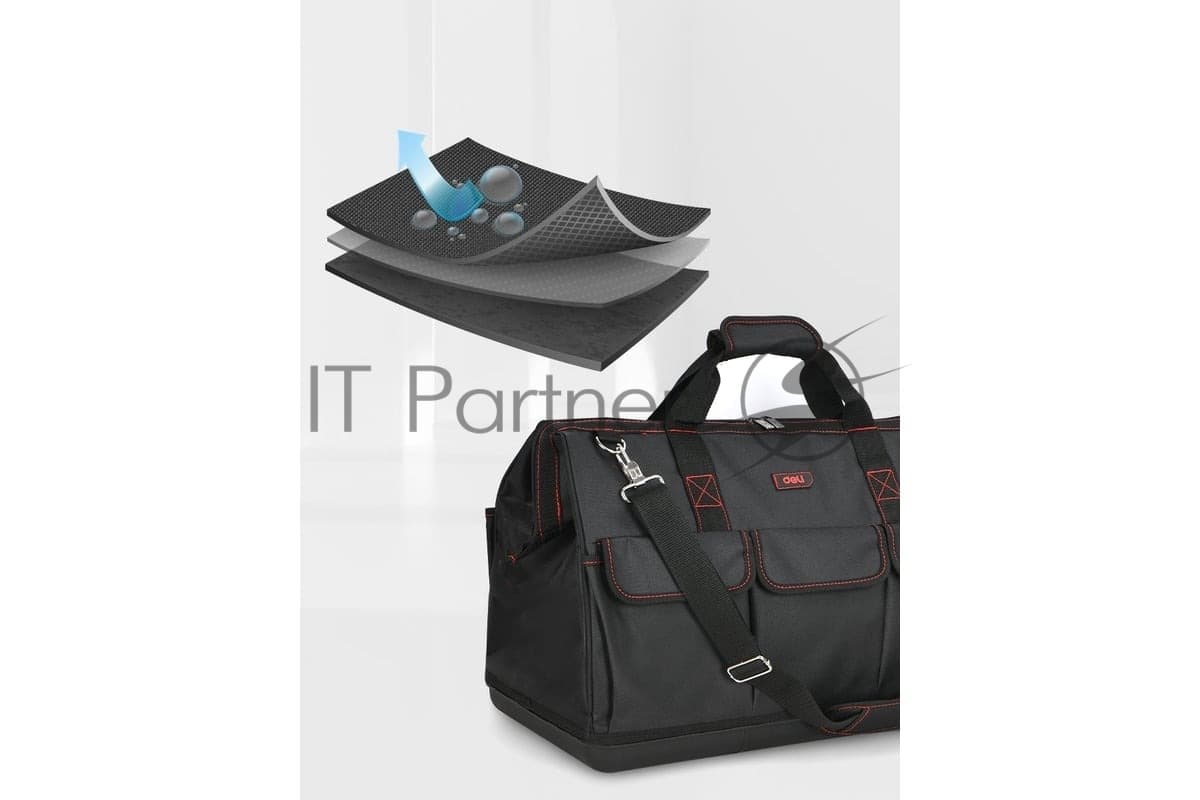 Сумка для инструментов Deli DL430906 "Black Edition"