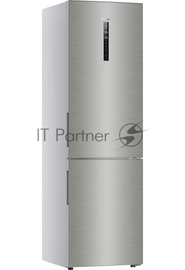 Холодильник Haier C2F637CFMVU1 серебристый двухкамерный 278/108л морозилка снизу, No Frost