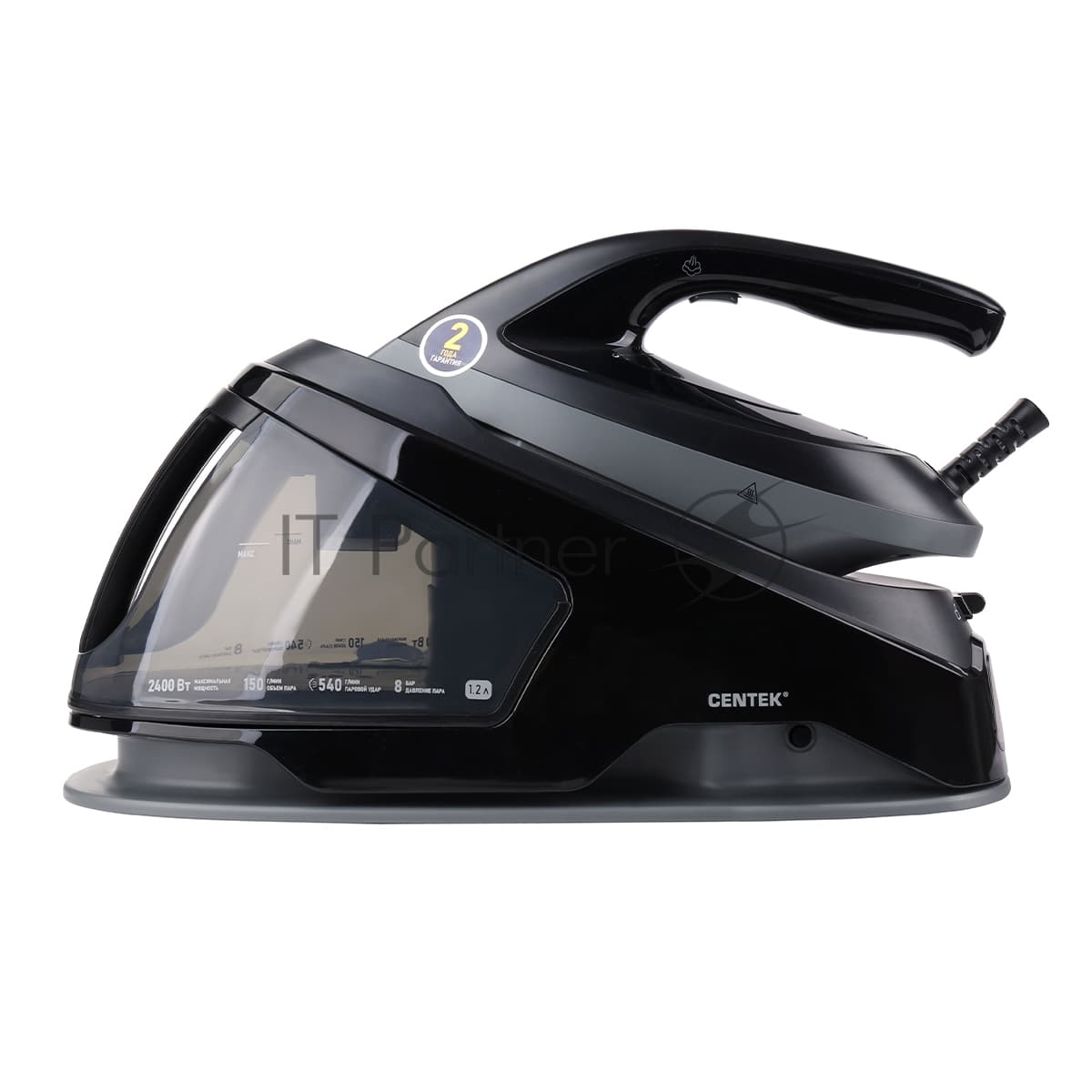 Парогенератор Centek CT-2306 серый/черный, 2400 Вт, 150 г/мин, 540 г/мин, 1200 мл