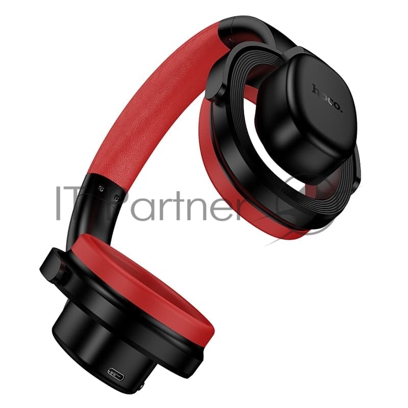 Беспроводные/проводные наушники Hoco W67 черный, полноразмерные, Bluetooth + проводной, складная конструкция, до 15 ч.