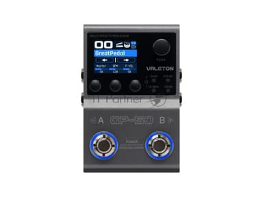 Компактный процессор эффектов Valeton GP-50 100+ эффектов, до 9 эффектов одновременно, поддержка IR импульсов гитарных кабинетов, возможность подключения к приложению на смартфоне, USB выход для подключения к ПК, поддержка Bluetooth 5.0 для управления