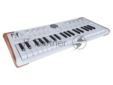 Сценическая клавиатура 230721 Arturia AstroLab 37 White Astrolab White 37 клавиш, полувзвешенная механика, 10 звуковых движков, вокодер, 10 кнопок пресетов, 4 макрорегулятора, MIDI-вход, USB-C и USB-A; аудио Bluetooth; WiFi, цвет белый