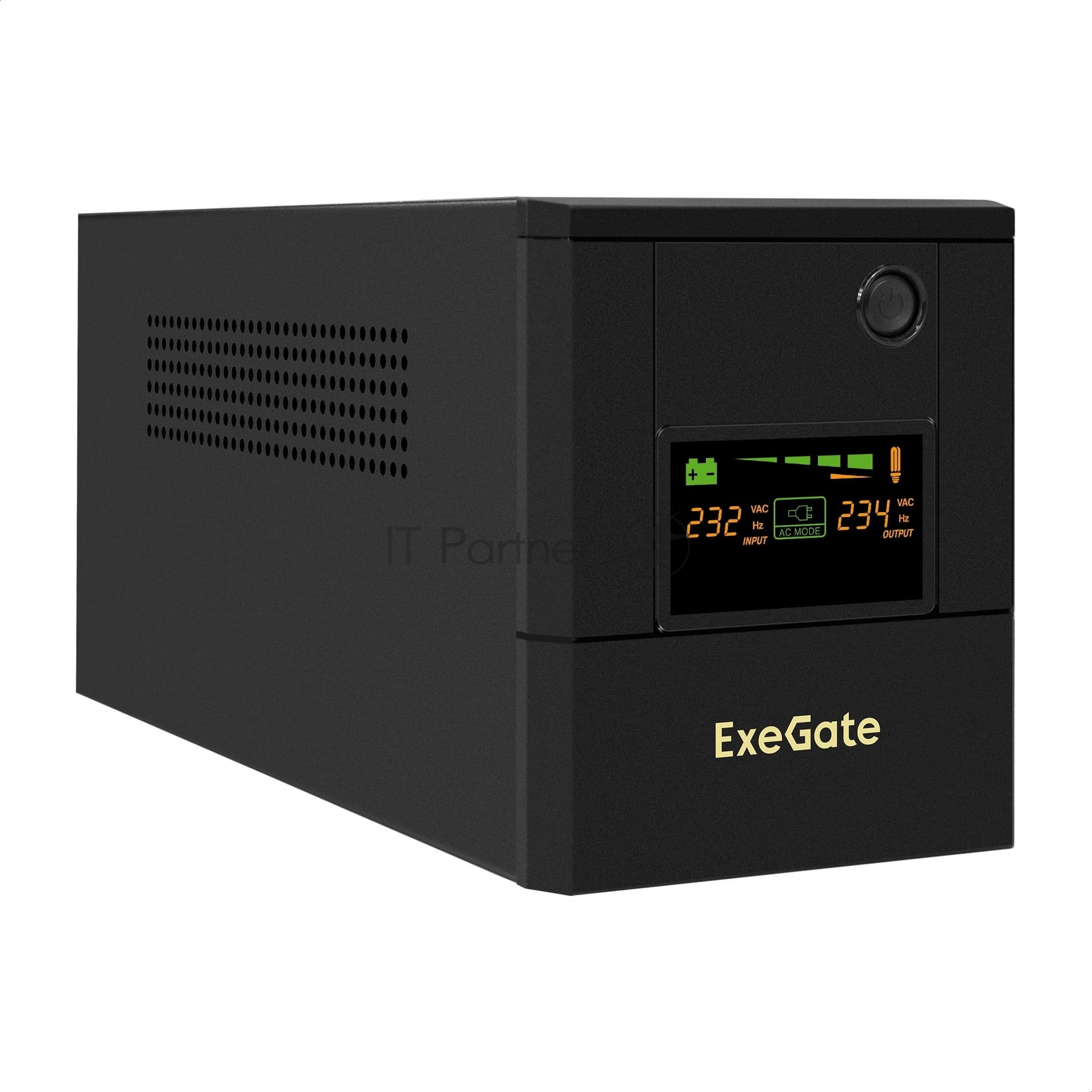 ИБП ExeGate Smart LB-2200.LCD.AVR.8C13 (2200VA/1300W, цветной LCD, AVR, 8*C13, батарея 12V 9Ah - 2 шт., металлический корпус, Black) <EX299825RUS>