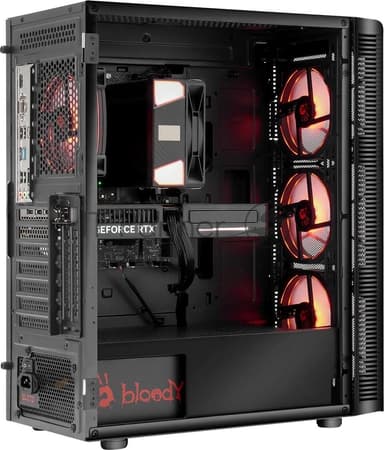 Компьютер Bloody BD-PC CB76T2 TWR i5 14400F (2.5) 32Gb SSD 1Tb RTX 5070 12Gb Windows 11 Home 64 GbitEth 650W черный (RUS) (2141983)