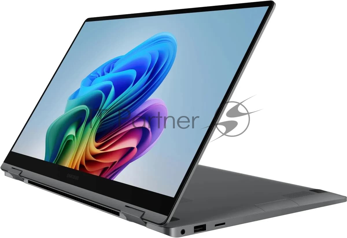 Ноутбук Samsung Galaxy Book 5 360 NP750 Core Ultra 7 256V 16Gb SSD1Tb Intel Arc 15.6" AMOLED Touch FHD (1920x1080) Windows 11 Home grey WiFi BT Cam (NP750QHA-LG3IN)