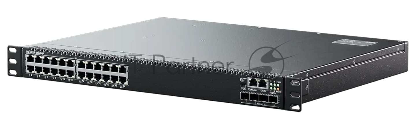 Коммутатор CIT S2158-24T4D-P-AC-FR (L3) 4xSFP28 24PoE 24PoE+