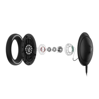 Проводные наушники Sennheiser HD 620S черный, полноразмерные, Jack 3.5/6.3 мм