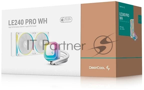 Система жидкостного охлаждения DeepCool LE240 PRO WH