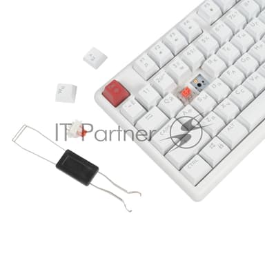 Клавиатура Filum FL-GKBM15 проводная, USB Type-C, белый