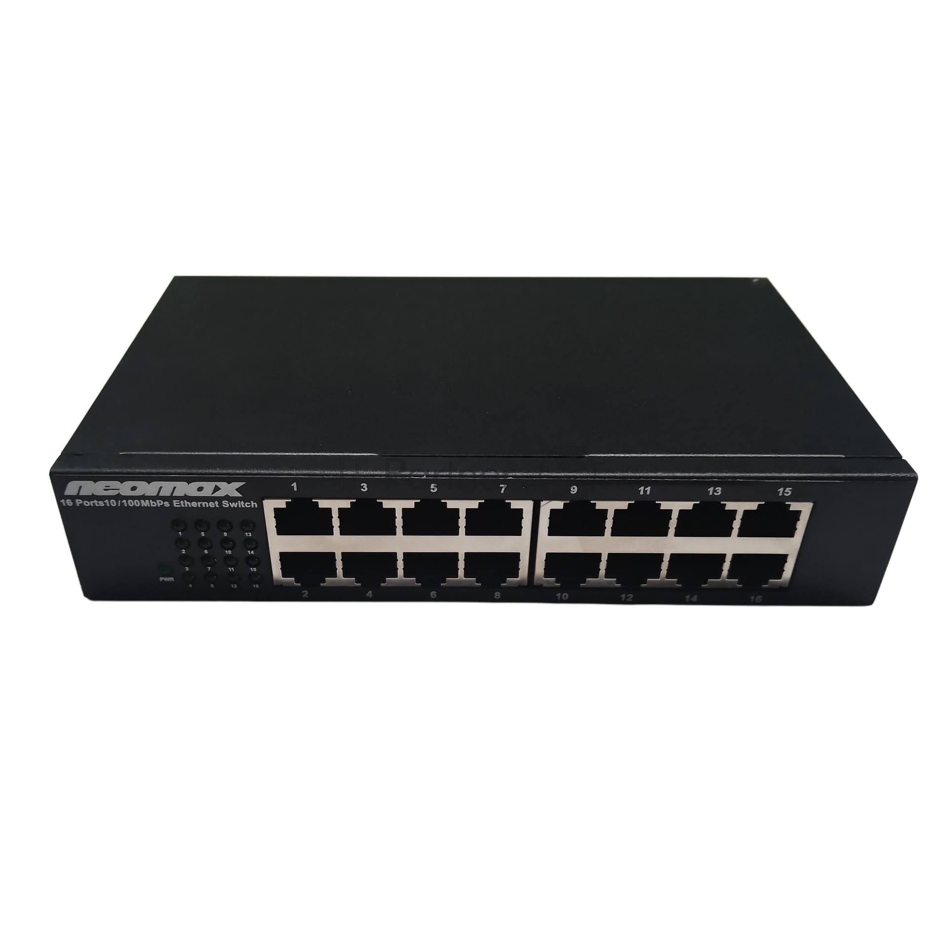NEOMAX неуправляемый коммутатор NMS-116P-100-S, 16 портов 100 Mbps, металл desktop