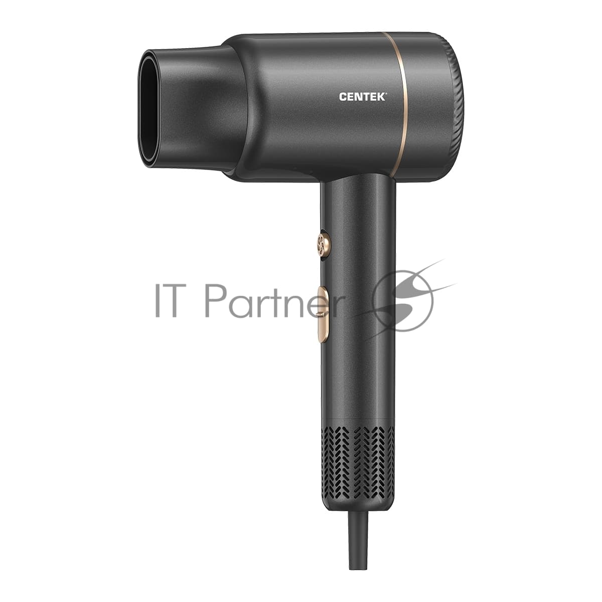 Фен Centek CT-2254 черный, 2000 Вт, ионизация