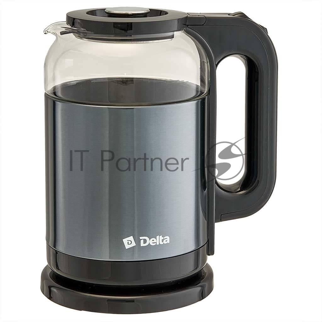 Чайник электрический DELTA DL-1115 серый