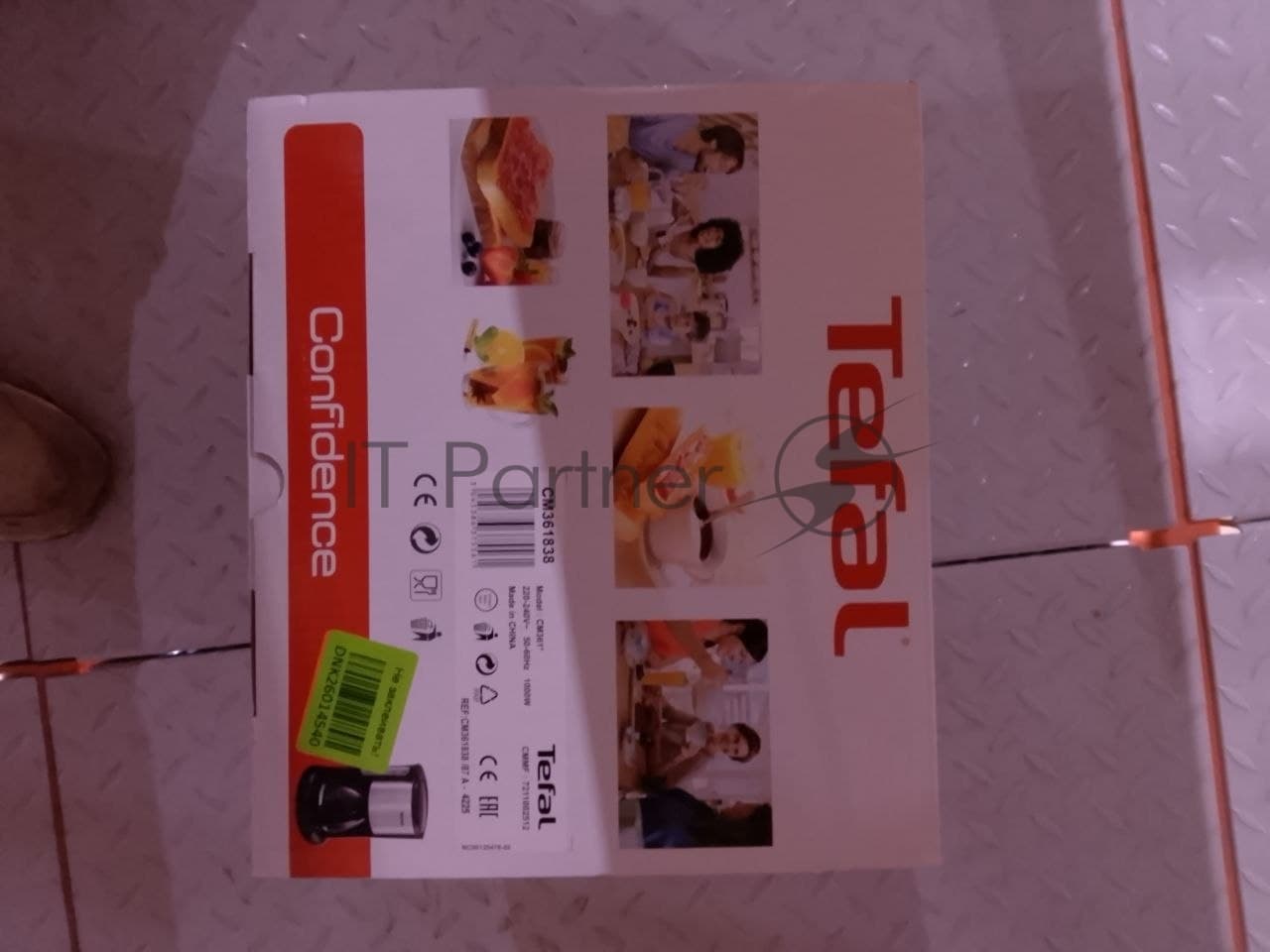 (Поврежденная упаковка) Кофеварка капельная Tefal Confidence CM361838