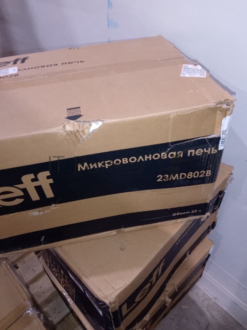 (Б/У) Микроволновая печь LEFF 23L SOLO BLACK 23MD802B 800W (Б/У товар в заводской упаковке)